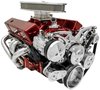 21250-06 Big Block Chevy Chrome Style Track Serpentine Kit (AC/PS/ALT) - image 2
