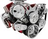 21250-06 Big Block Chevy Chrome Style Track Serpentine Kit (AC/PS/ALT) - image 3
