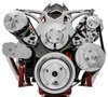 21250-06 Big Block Chevy Chrome Style Track Serpentine Kit (AC/PS/ALT) - image 4