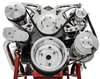 21255-06 Big Block Chevy All Inclusive Chrome Style Track Serpentine System (AC/PS/ALT) - image 2