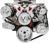 21255-06 Big Block Chevy All Inclusive Chrome Style Track Serpentine System (AC/PS/ALT) - image 4