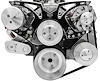 21255-07 Big Block Chevy All Inclusive Style Track Serpentine System (AC/PS/ALT) - image 1