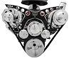 Revolver Style Serpentine Drive Kit Big Block Chevy with Billet Saginaw Power Steering - image 1
