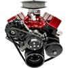 21695-08 Small Block Chevy Black Sport Track Serpentine Conversion (PS/ALT) - image 2