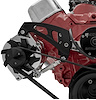 22025-08 Small Block Chevy Alternator Bracket - EWP - Black - image 1
