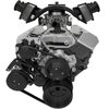 22045-08 Small Block Chevy High Flow Serpentine Conversion Ultra - AC & ALT - Black - image 2