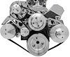 Standard & Mid Mount Serpentine Conversion Kit SB-Chevy - Long Water Pump - image 1