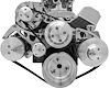 Standard & Mid Mount Serpentine Conversion Kit SB-Chevy - Long Water Pump - image 1