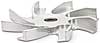 Grey Powder Coated Aluminum Alternator Fan GM/Ford - image 2