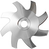 Clear Powder Coated Aluminum Alternator Fan GM/Ford - image 1