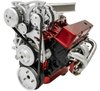 22210-06 Small Block Chevy Style Track - Street Rod - AC & ALT - Chrome - image 2