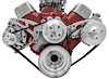 Ultra Series Extra High Mid-Mount Serpentine Belt Kit for Big Block Chevy