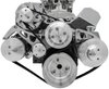 Ultra Series High Water Flow Pulley Kit Alternator & Saginaw Keyway Power Steering - image 2