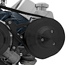 30037-08 Small Block Ford Power Steering Bracket - Saginaw Pump - Driver - Late - Black - image 1