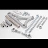 30055-09 Deluxe Alternator Bracket Kit for Ford 351W [Silver] - image 2