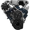 30105-08 Small Block Ford High Flow Serpentine Conversion Deluxe - 302 - ALT Only - Black - image 1