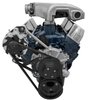 30105-08 Small Block Ford High Flow Serpentine Conversion Deluxe - 302 - ALT Only - Black - image 2