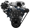 30120-08 Small Block Ford High Flow Serpentine Conversion Deluxe - 302 - ALT Only - Black - image 1