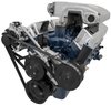 30125-08 Small Block Ford High Flow Serpentine Conversion Deluxe - 302 - PS & ALT - Black - image 2