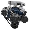 30125-08 Small Block Ford High Flow Serpentine Conversion Deluxe - 302 - PS & ALT - Black - image 3