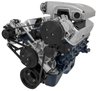 30135-08 Small Block Ford High Flow Serpentine Conversion Deluxe - 302 - AC & ALT - Black - image 2
