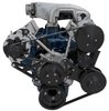 30140-08 Small Block Ford High Flow Serpentine Conversion Deluxe - 302 - AC & PS - Black - image 2