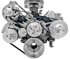 Ford 289-305 (5.0L) Mid Mount A/C Serpentine Drive Kit With Saginaw Power Steering and A/C