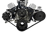 30172-08 Small Block Ford Serpentine System - 302 - Early - 4 Bolt - PS-Saginaw - Black - image 1
