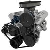 30173-08 Small Block Ford Serpentine System; AC; Early; 4 Bolt; PS-Saginaw; 302; Black - image 2