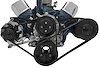 30175-08 Small Block Ford Serpentine Conversion; 302; Early; 4 Bolt; PS-Mustang; Black - image 1