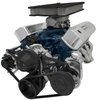 30182-08 Small Block Ford Serpentine Conversion; 302; Late; 4 Bolt; PS-Saginaw; Black - image 2