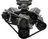 30250-08 Big Block Ford Serpentine Conversion Ultra - PS - Saginaw-Press - Black - image 2