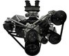 Ford 429-460 Ultra Serpentine Drive Kit With Saginaw Press Fit Power Steering Pump & A/C - image 2