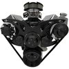 30280-08 Big Block Ford Style Track Serpentine System - PS & ALT - Black - image 2