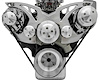 30280 Big Block Ford Style Track Serpentine System - PS & ALT - image 1