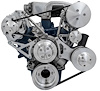 High Water Flow Serpentine Drive Kit Ford 351W with Power Steering and A/C - image 1