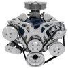 30490-06 Small Block Ford Chrome All Inclusive Style Track Serpentine System (AC/PS/ALT) - image 3