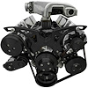 30810-08 Small Block Ford 5.0L Serpentine System - AC & PS - Black - image 1