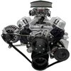 40405-08 Small Block Chrysler Serpentine Conversion - PS - Saginaw-Key - Black - image 3