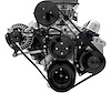40420-08 Small Block Chrysler Serpentine Conversion - AC & PS - Saginaw-Press - Black - image 1