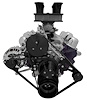 40425-08 Small Block Chrysler Serpentine Conversion - AC & ALT - Black - image 1