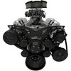 40440-08 Small Block Chevy Style Track Serpentine System - AC & PS - Black - image 3