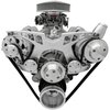 40455 Small Block Chevy Style Track Serpentine System - PS & ALT - Billet Accessories - image 2