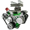 Deluxe High Water Flow Serpentine Pulley Kit BB-Chrysler 383-400 with Saginaw Press Fit Power Steering Pump - image 2