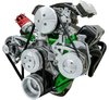 Deluxe High Water Flow Serpentine Pulley BB-Chrysler 426-440 with A/C and Saginaw Keyway Power Steering Pump - image 2
