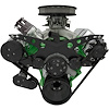 40720-08 Big Block Chrysler Revolver Serpentine System - AC & ALT - Black - image 1