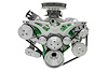 40745-06 Big Block Chrysler Style Track Serpentine System - AC & PS - Chrome - image 1