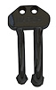 418-08 Curved AC Manifold for 7176 Compressors - Black - image 1