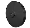 510-08 Small Block Chevy Power Steering Pulley - Saginaw - Keyway - Black - image 1