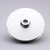 CHEVY KEYWAY CUSTOM GREY ALUM P.S. PULLEY - image 1
